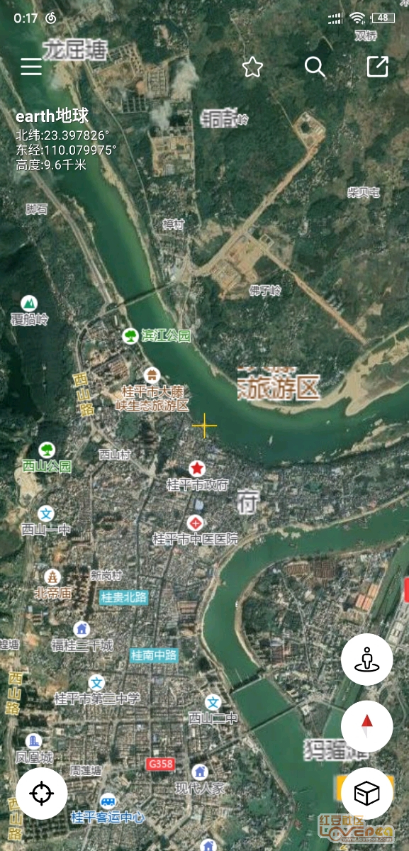 最新桂平衛(wèi)星地圖，開啟一段溫馨有趣的探索之旅