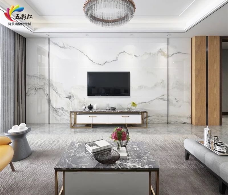 微晶石電視墻最新款，時(shí)尚家居的炫酷首選