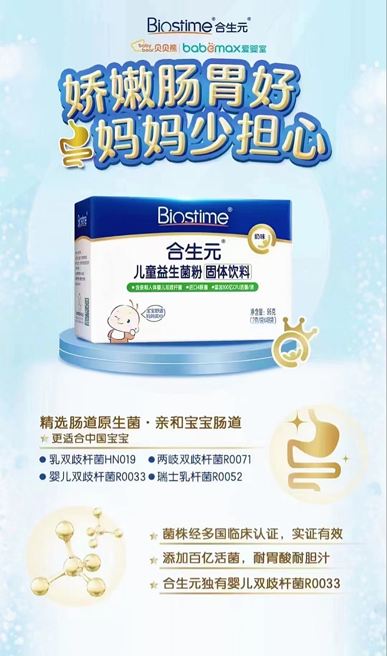 合生元益生菌最新版，小益生菌與家庭幸福的日常奇跡